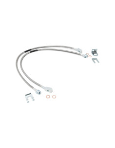 ROUGH COUNTRY Latiguillos Freno Delanteros Inox 4-6" |...