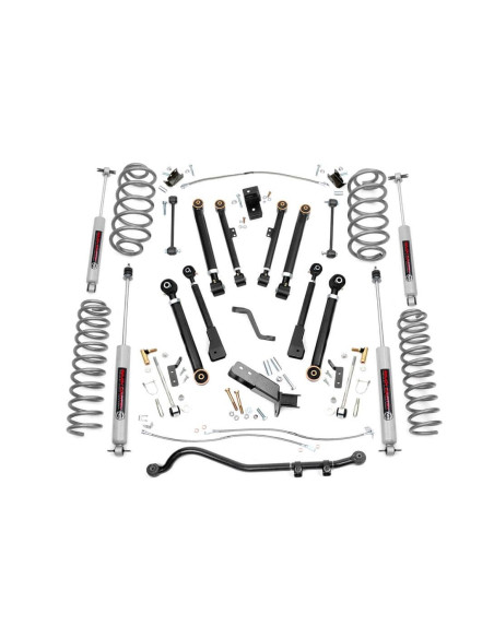 ROUGH COUNTRY KIT SUSPENSION 4" X-Series | Jeep Wrangler TJ | Wrangler Unlimited