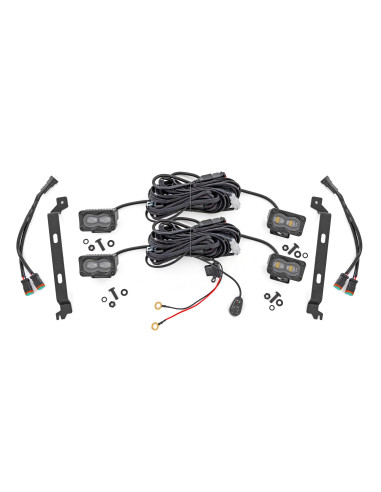 ROUGH COUNTRY Iluminacion Kit Antiniebla LED...