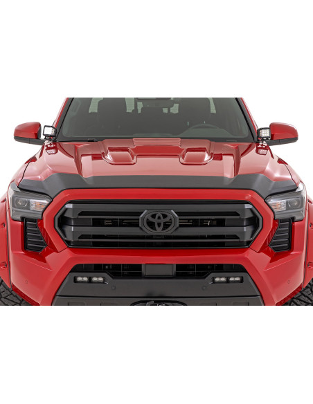 ROUGH COUNTRY Protector Capo Negro Brillo | Toyota Tacoma
