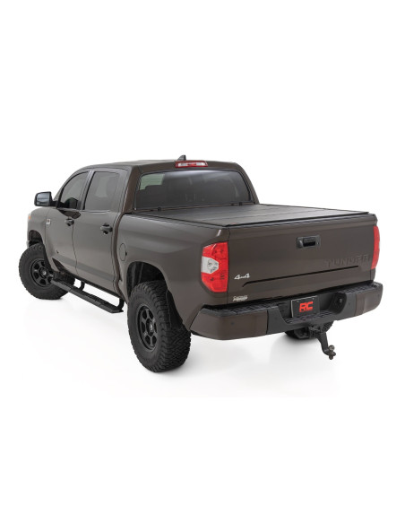 ROUGH COUNTRY TR2 Running Boards Cab Length | Toyota Tundra CrewMax