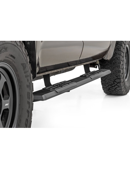 ROUGH COUNTRY TR2 Running Boards Cab Length | Toyota Tundra CrewMax