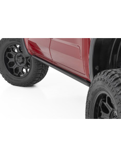 ROUGH COUNTRY Power Running Boards CrewMax | Toyota Tundra 2