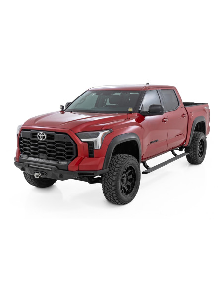 ROUGH COUNTRY Power Running Boards CrewMax | Toyota Tundra