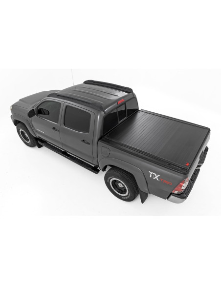 ROUGH COUNTRY Hard Roll Up Bed Cover 5' | Toyota Tacoma