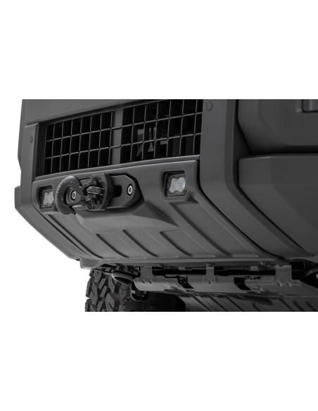 ROUGH COUNTRY FXS Hidden Winch Mount PRO9500S Yellow SAE | Toyota Land Cruiser