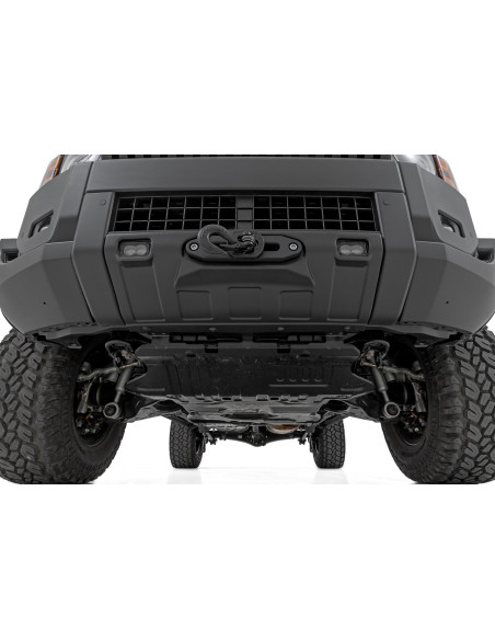 ROUGH COUNTRY FXS Hidden Winch Mount PRO9500S Yellow SAE | Toyota Land Cruiser