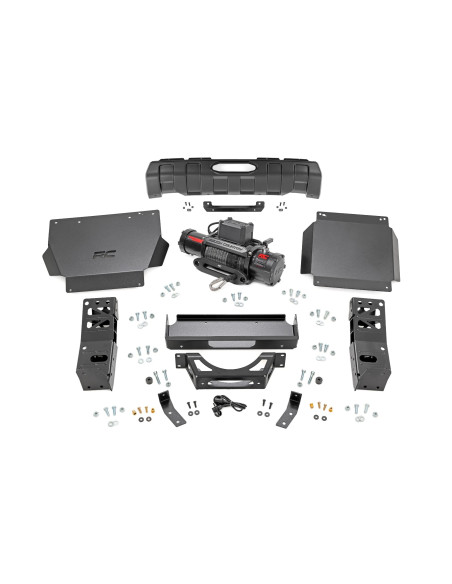 ROUGH COUNTRY Soporte Cabrestante Oculto FXS PRO12000S | Toyota Tacoma