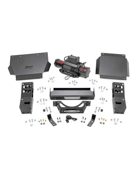 ROUGH COUNTRY Soporte Cabrestante Oculto FXS + PRO9500S | Toyota Tacoma
