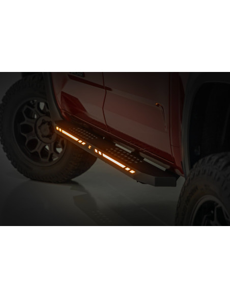 ROUGH COUNTRY ESTRIBERAS AC2 LED Ambar/Blanco | Toyota Tundra CrewMax