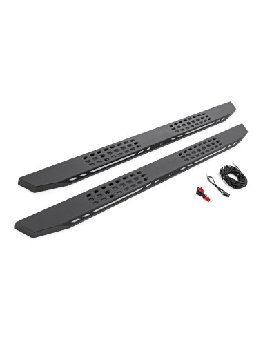 ROUGH COUNTRY AC2 RUNNING BOARDS Amber/White |...