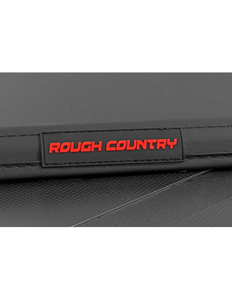 ROUGH COUNTRY Soft Tri-Fold Bed Cover 5'7" | Toyota Tundra
