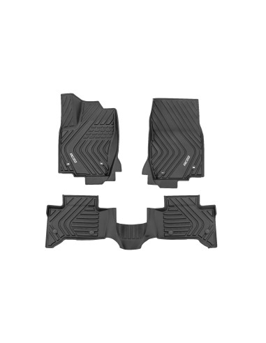 ROUGH COUNTRY Flex-Fit Floor Mats Front & Rear...