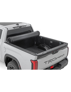 ROUGH COUNTRY Hard Roll Up Bed Cover 5'7" | Toyota Tundra 2