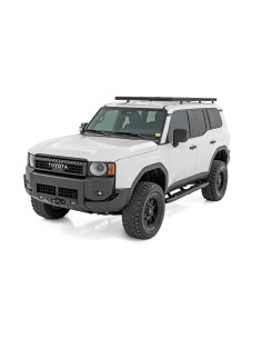 ROUGH COUNTRY Oval Nerf Steps Black | Toyota Land Cruiser 2