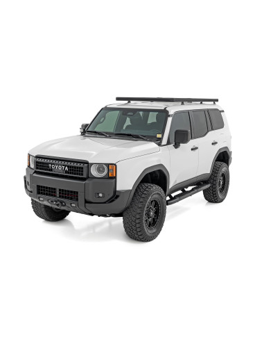 ROUGH COUNTRY Oval Nerf Steps Black | Toyota...