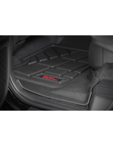 ROUGH COUNTRY Sure-Fit Floor Mats Front & Rear...