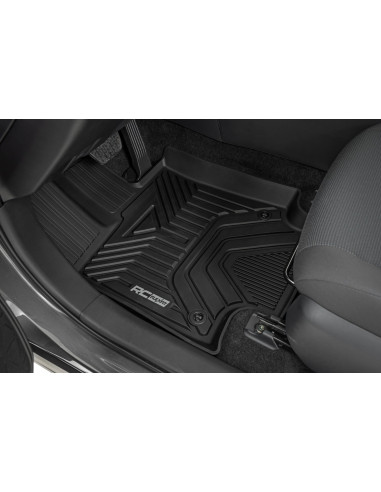 ROUGH COUNTRY Flex-Fit Floor Mats Front & Rear...