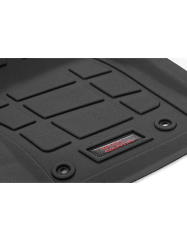 ROUGH COUNTRY Sure-Fit Floor Mats Front & Rear...