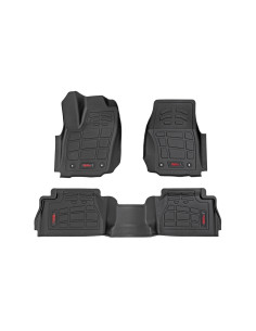 ROUGH COUNTRY Sure-Fit Floor Mats Front & Rear | Toyota...