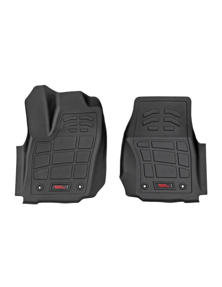 ROUGH COUNTRY Sure-Fit Floor Mats Front | Toyota Tacoma Double Cab