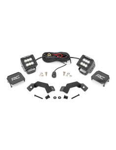 ROUGH COUNTRY ILUMINACION LED en Columna A 2" Flood Negro...