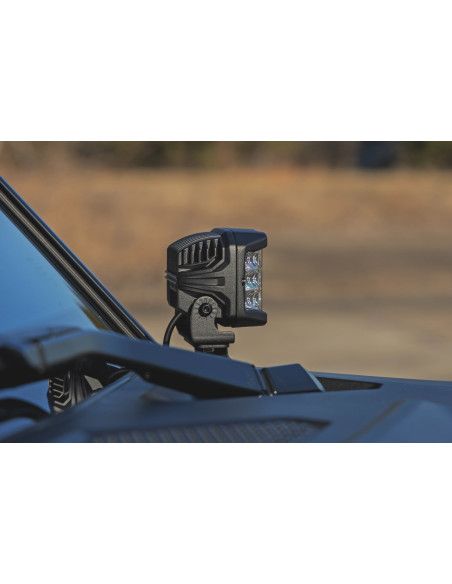 ROUGH COUNTRY ILUMINACION LED en Columna A 2" Flood Negro | Toyota Land Cruiser