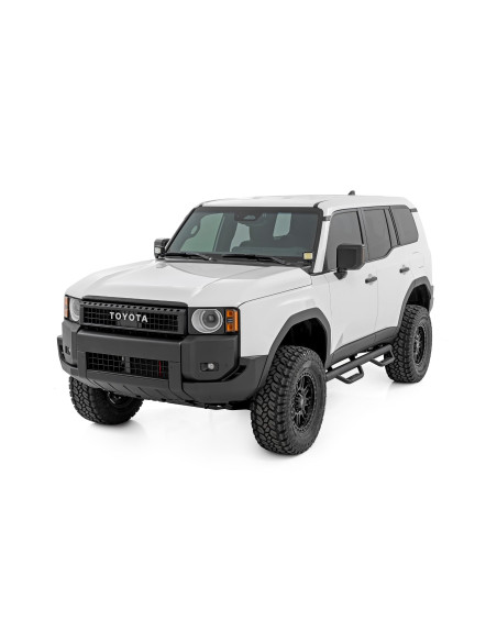 ROUGH COUNTRY LED LIGHT KIT Ditch Mount 3.5" Black Series Amber DRL | Toyota Land Cruiser
