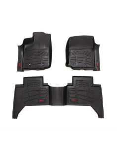 ROUGH COUNTRY Sure-Fit Floor Mats Front & Rear | Toyota...