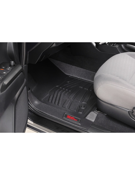ROUGH COUNTRY Sure-Fit Floor Mats Front | Toyota Tacoma