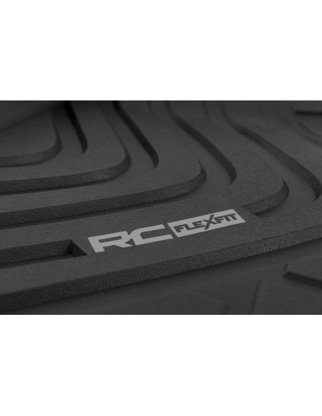 ROUGH COUNTRY Alfombrillas Flex-Fit Delanteras y Traseras | Toyota Tundra CrewMax