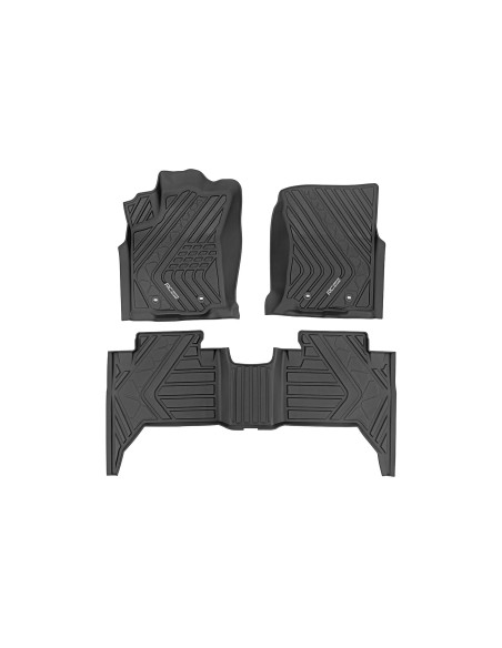 ROUGH COUNTRY Alfombrillas Flex-Fit Delanteras y Traseras | Toyota Tacoma