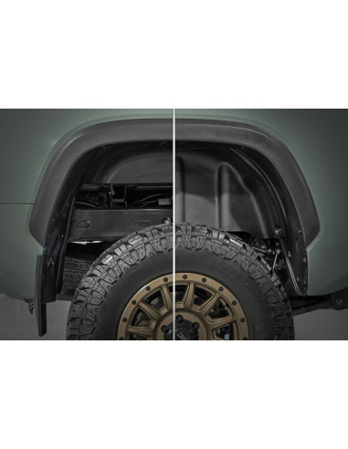 ROUGH COUNTRY Rear Wheel Well Liners | Toyota...