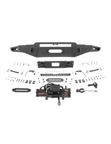 ROUGH COUNTRY Hybrid Front Bumper 12000S |...