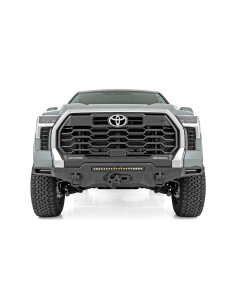 ROUGH COUNTRY Hybrid Front Bumper 12000S Winch Black LED... 2