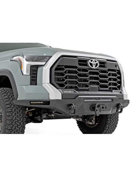 ROUGH COUNTRY Paragolpes Delantero Hibrido con Cabrestante 12000S y LEDs | Toyota Tundra