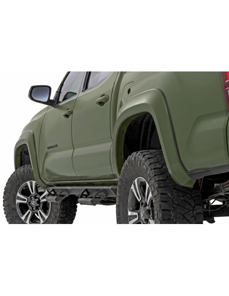 ROUGH COUNTRY Sport Fender Flares 6V7 Army Green | Toyota Tacoma