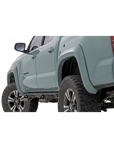 ROUGH COUNTRY Sport Fender Flares Lunar Rock | Toyota Tacoma