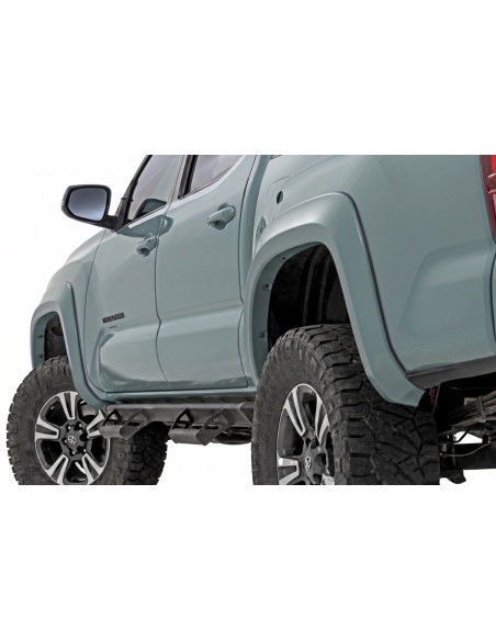 ROUGH COUNTRY Sport Fender Flares Lunar Rock | Toyota Tacoma