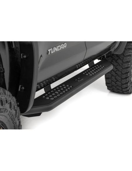 ROUGH COUNTRY OV2 RUNNING BOARDS Crew Cab | Toyota Tundra