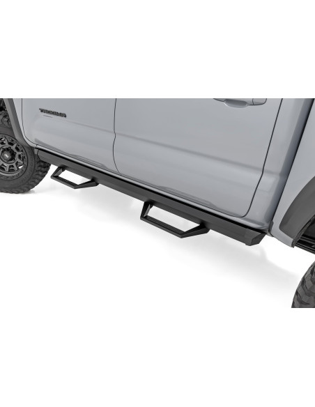 ROUGH COUNTRY SRL2 Adjustable Aluminum Side Steps | Toyota Tacoma Double Cab