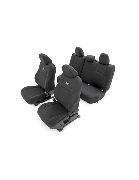 ROUGH COUNTRY Seat Covers Front & Rear Double Cab | Toyota Tacoma