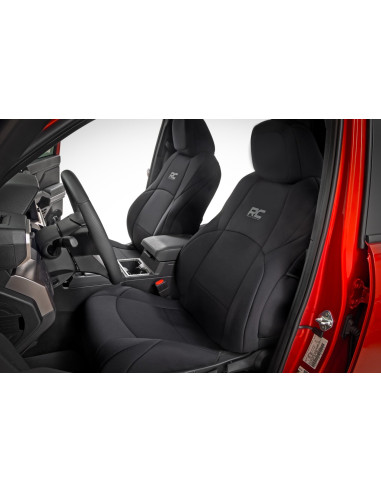 ROUGH COUNTRY Seat Covers Front & Rear Double...