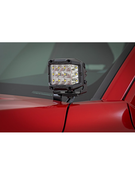 ROUGH COUNTRY Iluminacion LED 3" OSRAM en Columna A Wide | Toyota Tacoma