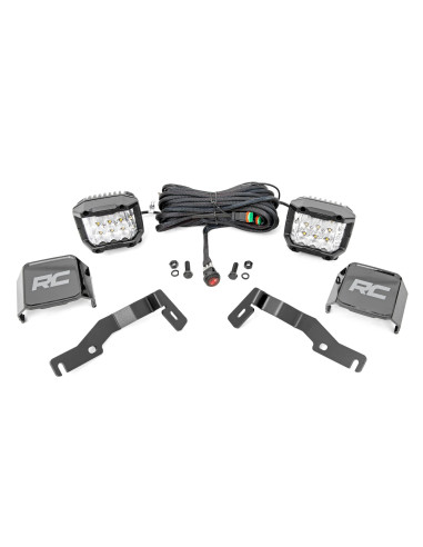ROUGH COUNTRY LED Light Kit 3" OSRAM Ditch...
