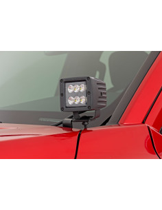ROUGH COUNTRY LED Light Kit 2" Ditch Mount Flood Black |...