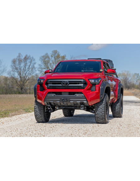 ROUGH COUNTRY LED Light Kit 2" Ditch Mount Flood Black | Toyota Tacoma