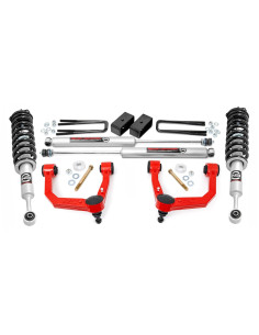 ROUGH COUNTRY 3.5" LIFT KIT Red UCA N3 Struts | Toyota...