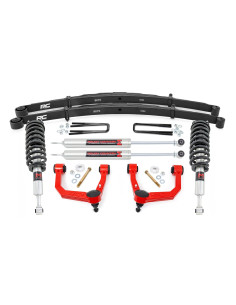 ROUGH COUNTRY 3.5" LIFT KIT Red UCA M1 Struts | Toyota...
