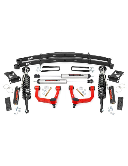 ROUGH COUNTRY KIT SUSPENSION 3.5" Vertex/V2 UCA Rojo | Toyota Tacoma